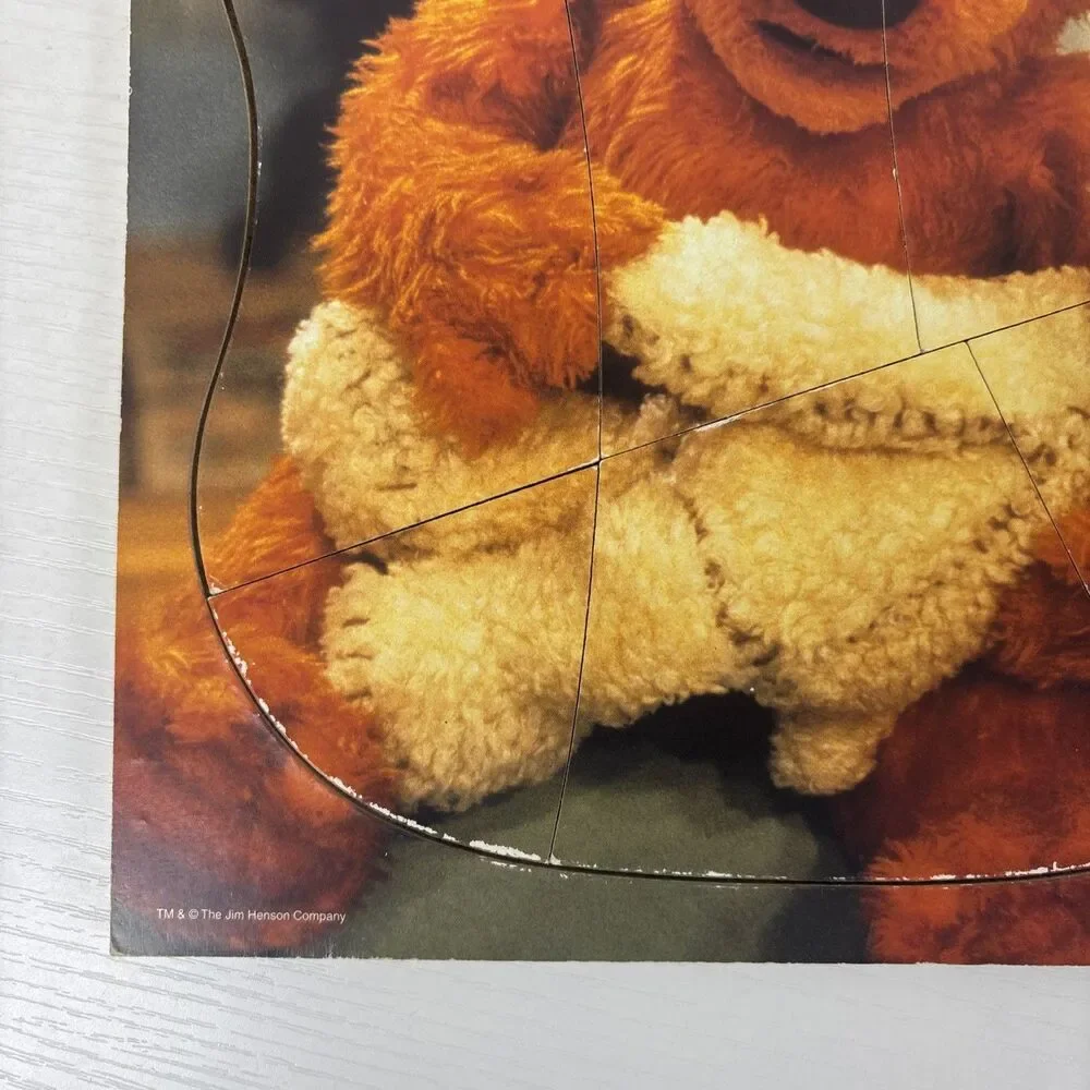 Jim Henson Bear In The Big Blue House 9.5”x11.5” Rare Vintage Mattel Puzzle